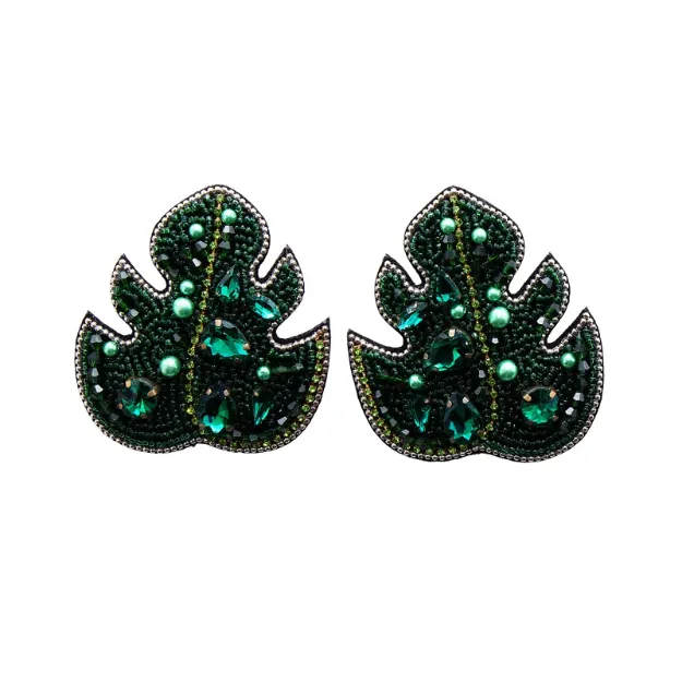 Bild von Broschenpaar: Monstera