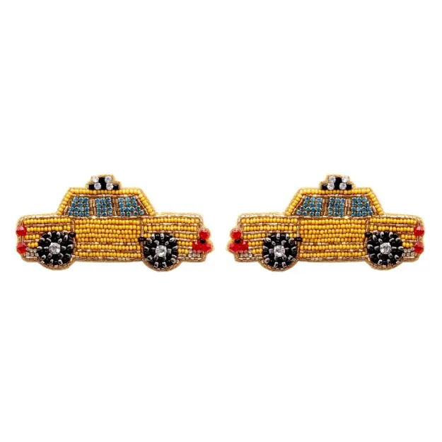 Bild von Broschenpaar: NY Taxi