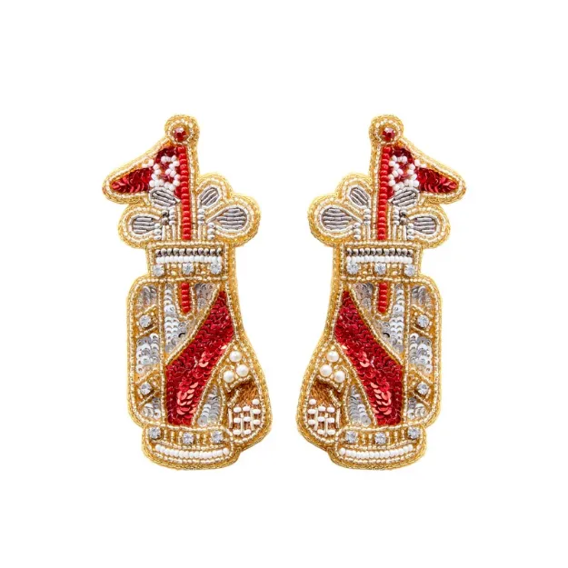 Bild von Broschenpaar: Golftasche