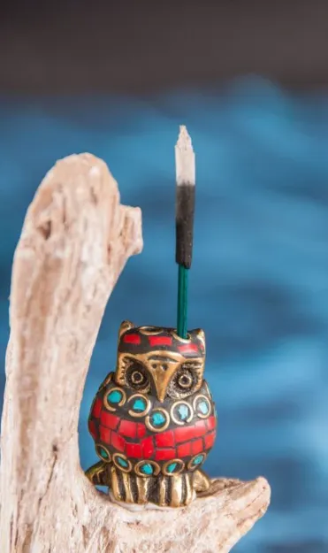 Bild von Räucherstäbchenhalter Eule