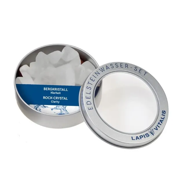 Bild von Wassersteine in Geschenkdose - Bergkristall