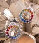 Bild von Regenbogen Ohrstecker