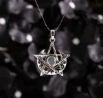 Bild von Pentagramm in Mondsichel