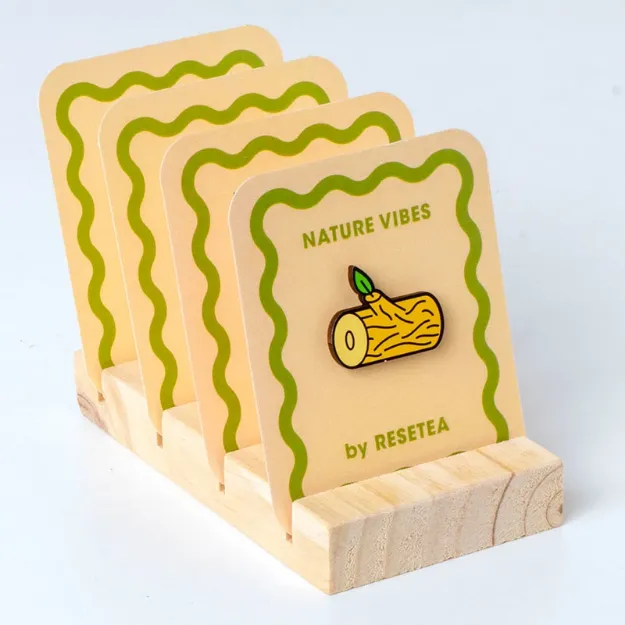 Bild von Wood - Pin Display (8 pcs)