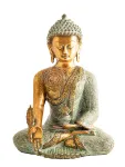Bild von Medizin Buddha aus Messing 31 cm