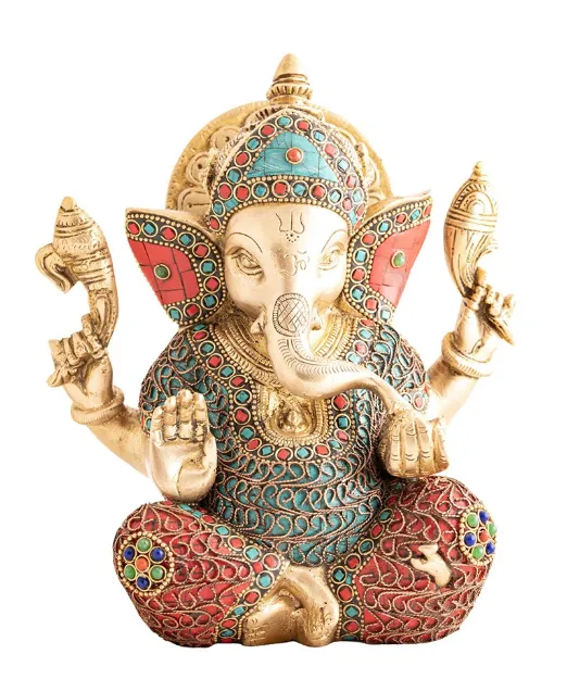Bild von kunstvoll verzierte Ganesha Statue