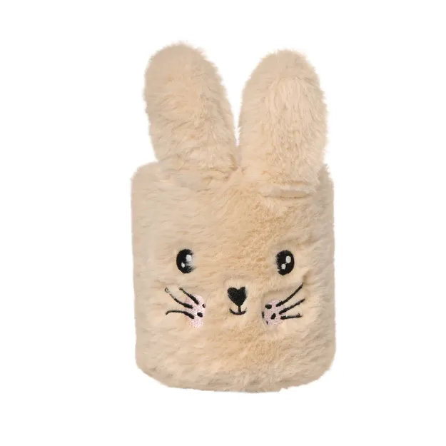Bild von Plüsch Stiftebecher Hase Hoppy beige & rose