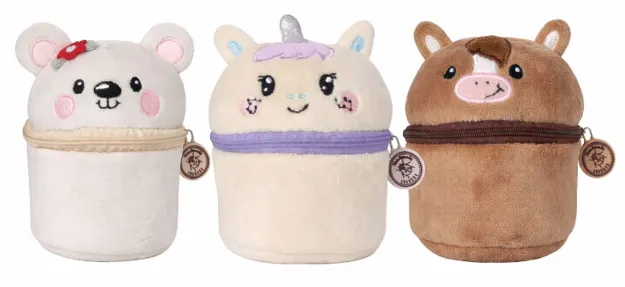 Bild von Plüsch Schmuckbox Bär, Einhorn & Pferd