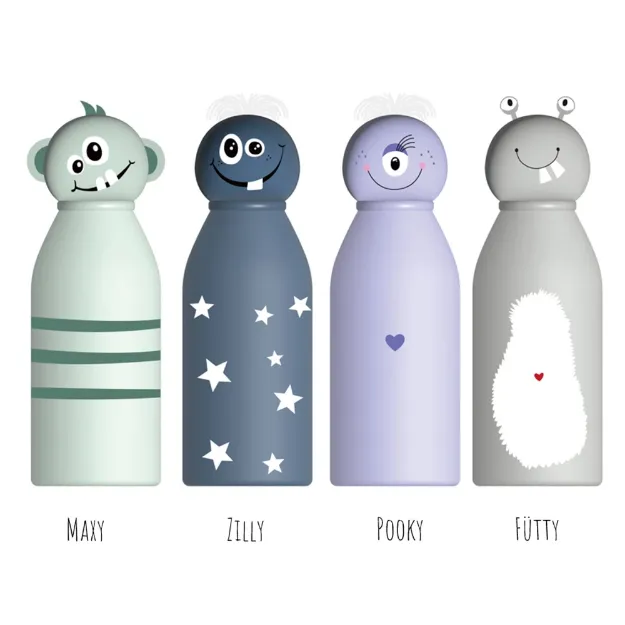 Bild von Lustige Thermo Flaschen "Monster Gang"