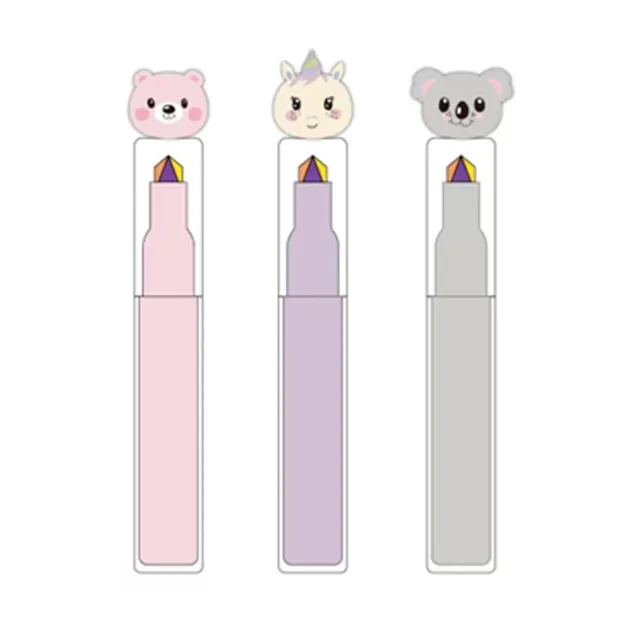 Bild von 3fach Textmarker  Bär, Einhorn, Koala