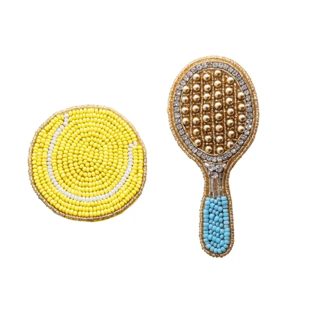 Bild von Broschenpaar: Tennis