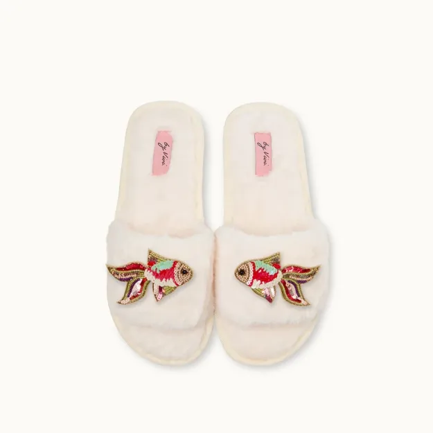 Bild von Broschenpaar: Pinker Fisch