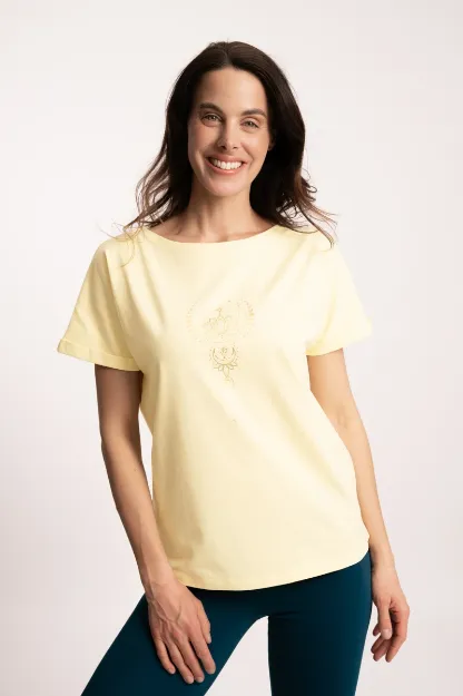 Bild von Shirt Eka Padma in vanille von The Spirit of OM