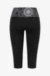 Bild von Yoga Leggings Capri Madhya Madhu in schwarz von The Spirit of Om