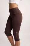 Bild von Yoga Leggings Capri Vana in braun von The Spirit of Om