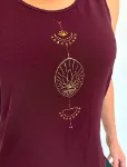 Bild von Tanktop Vahita in tiefrot von The Spirit of Om