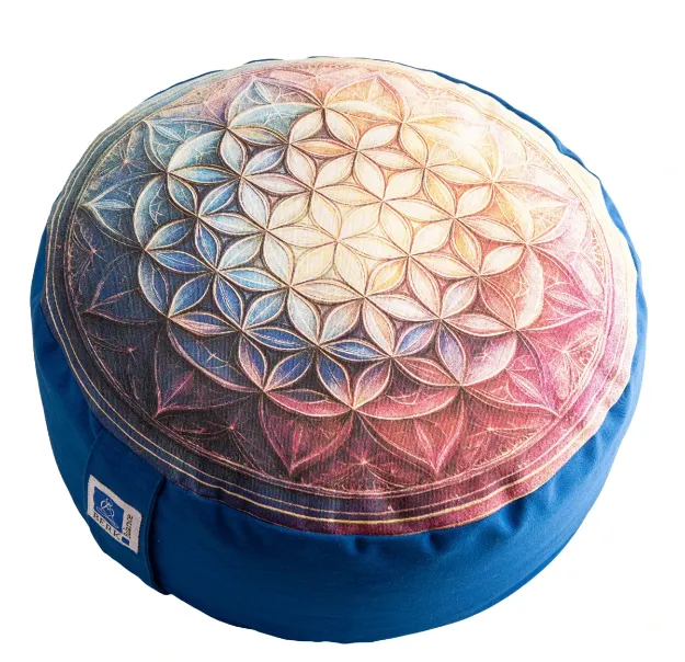 Bild von Meditationskissen Blume des Lebens