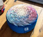 Bild von Meditationskissen Blume des Lebens
