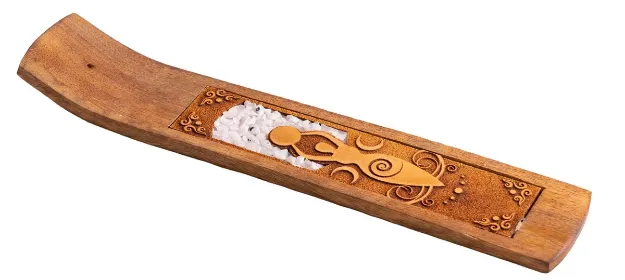 Bild von Mondgöttin mit Regenbogenmondstein