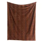 Bild von Cosy Diamond Chocolate Throw - 150 x 200 cm