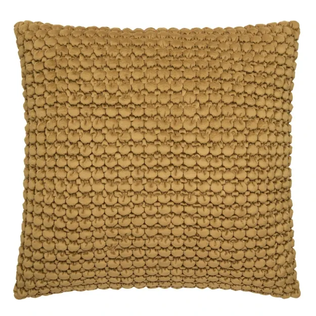 Bild von Bobble Ochre Filled Cushion - 55 x 55 cm - Kissenfüllung inkl.