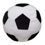 Bild von Football Black Shaped Cushion - One Size