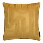 Bild von Diva Embroidery Ochre Filled Cushion - 43 x 43 cm - Kissenfüllung inkl.