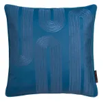 Bild von Diva Embroidery Teal Filled Cushion - 43 x 43 cm - Kissenfüllung inkl.