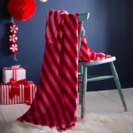 Bild von Candy Stripe Throw Pink Throw - 120 x 150 cm
