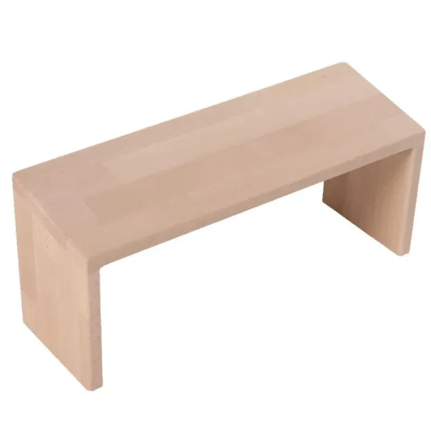 Bild von Meditationsbänkchen Linear Höhe 19 cm aus Buche von Lotus Design