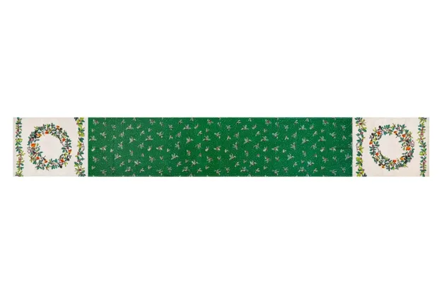 Bild von Christmas Robins Cotton Table Runner - Ulster Weavers