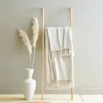Bild von Quinn Cream Throw - 200 cm x 200 cm