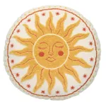 Bild von Soleil Yellow Round Cushion - 40 cm