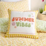Bild von Summer Vibes Slogan Multi Filled Cushion - 43 x 43 cm - Kissenfüllung inkl.