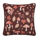 Bild von Woodland Dreams Chocolate Cushion Cover - 43 x 43 cm - Kissenbezug OHNE Füllung