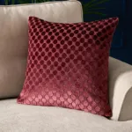 Bild von Velvet Spot Burgundy Filled Cushion - 43 x 43 cm - Kissenfüllung inkl.