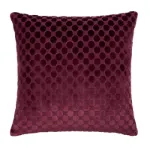 Bild von Velvet Spot Burgundy Filled Cushion - 43 x 43 cm - Kissenfüllung inkl.