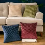 Bild von Velvet Spot Green Cushion Cover - 43 x 43 cm - Kissenbezug OHNE Füllung