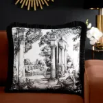 Bild von Vista Monochrome Filled Cushion - 43 x 43 cm - Kissenfüllung inkl.