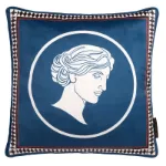 Bild von Goddess Teal Cushion Cover - 43 x 43 cm - Kissenbezug OHNE Füllung