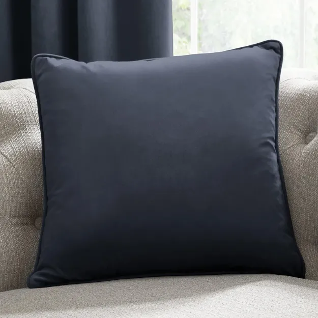 Bild von Montrose Navy Cushion Cover - 43 x 43 cm - Kissenbezug OHNE Füllung