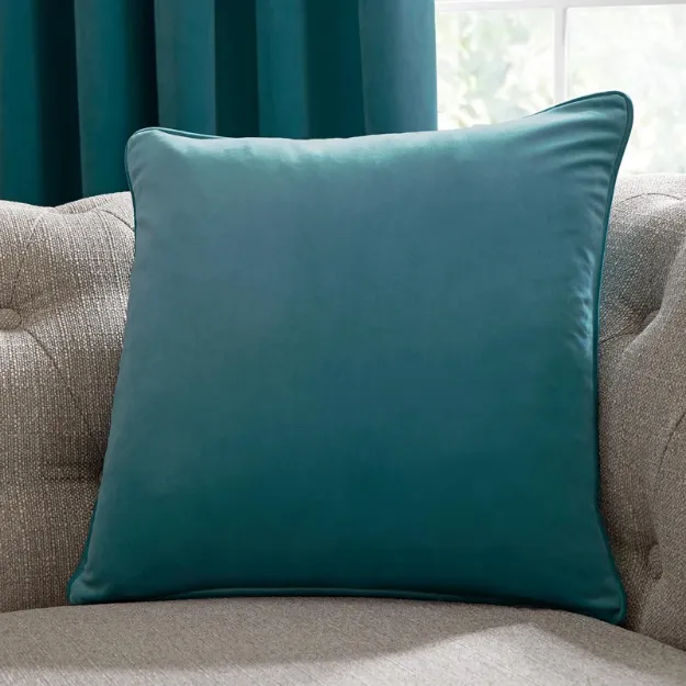 Bild von Montrose Teal Filled Cushion - 43 x 43 cm - Kissenfüllung inkl.