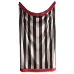 Bild von Festivo Stripe Black Throw - 130 x 180 cm