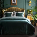Bild von Siena Bottle Green Bedspread - 150 x 220 cm