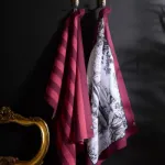 Bild von Festivo Red Tea Towel - Cotton - 2 Pack - 50 x 70 cm