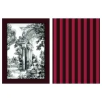 Bild von Festivo Red Tea Towel - Cotton - 2 Pack - 50 x 70 cm