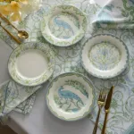 Bild von Palm Court Multi Side Plate - Porcelain - 4 Pack - 20.2 x 20.2 x 2.3 cm