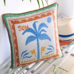 Bild von Soleil Palm Outdoor Multi Filled Cushion - 43 x 43 cm - Kissenfüllung inkl.