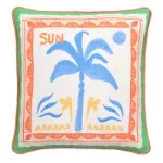 Bild von Soleil Palm Outdoor Multi Filled Cushion - 43 x 43 cm - Kissenfüllung inkl.