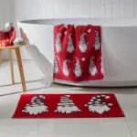 Bild von Gonks Red Bath Mat - 50 x 80 cm